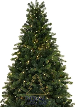 Royal Christmas Kunstkerstbomen^ - Kunstkerstboom - Bogota Pe / Pvc Smart - 400 Led Lampjes - 210 Cm - 1687 Takken - Groen