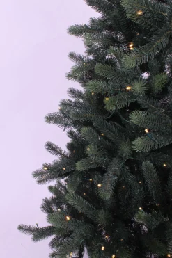 Royal Christmas Kunstkerstbomen^ - Kunstkerstboom - Hawaii Abies Nordmann Deluxe 100% Pe - Met 700 Warm Led Lampjes - Snelle Opbouw - Hoogte 240 Cm