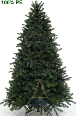 Royal Christmas Kunstkerstbomen^ - Kunstkerstboom - Ontario 100% Pe Premium - 210 Cm - 1583 - Takken - Groen