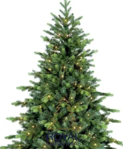 Royal Christmas Kunstkerstbomen^ Kunstkerstboom Visby 180 Cm | Inclusief Led-Verlichting
