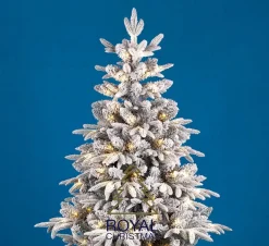 Royal Christmas Kunstkerstbomen^ - Kunstkerstboom - Gillam Pe / Pvc Sneeuw Smart - 350 Led Lampjes - 210 Cm - 1303 Takken
