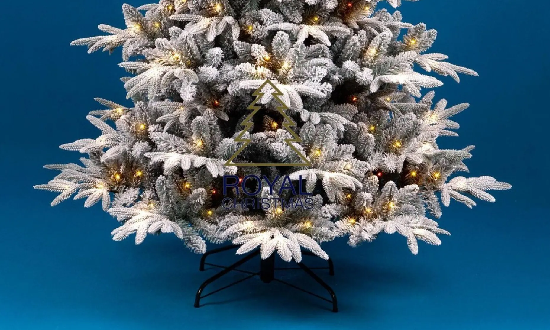 Royal Christmas Kunstkerstbomen^ - Kunstkerstboom - Gillam Pe / Pvc Sneeuw Smart - 350 Led Lampjes - 210 Cm - 1303 Takken