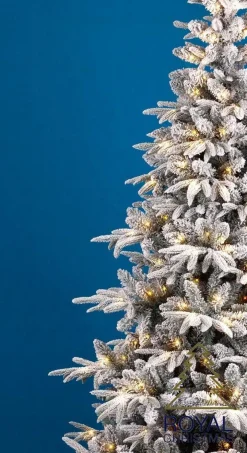 Royal Christmas Kunstkerstbomen^ - Kunstkerstboom - Gillam Pe / Pvc Sneeuw Smart - 350 Led Lampjes - 210 Cm - 1303 Takken