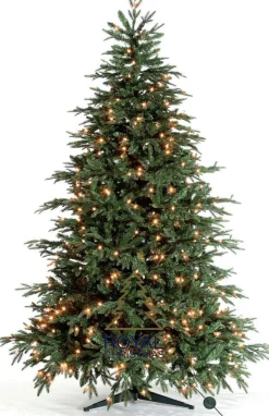 Royal Christmas Kunstkerstbomen^ - Kunstkerstboom - Delaware Pe / Pvc Deluxe - 700 Led Lampjes - 240 Cm - 5817 Takken - Groen