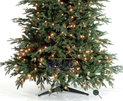Royal Christmas Kunstkerstbomen^ - Kunstkerstboom - Delaware Pe / Pvc Deluxe - 700 Led Lampjes - 240 Cm - 5817 Takken - Groen