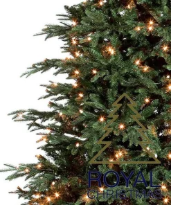 Royal Christmas Kunstkerstbomen^ - Kunstkerstboom - Delaware Pe / Pvc Deluxe - 700 Led Lampjes - 240 Cm - 5817 Takken - Groen