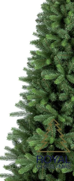 Royal Christmas Kunstkerstbomen^ - Natuurlijke Kunstkerstboom - Bergen Pe / Pvc Premium 210 Cm - 1139 Takken Groen
