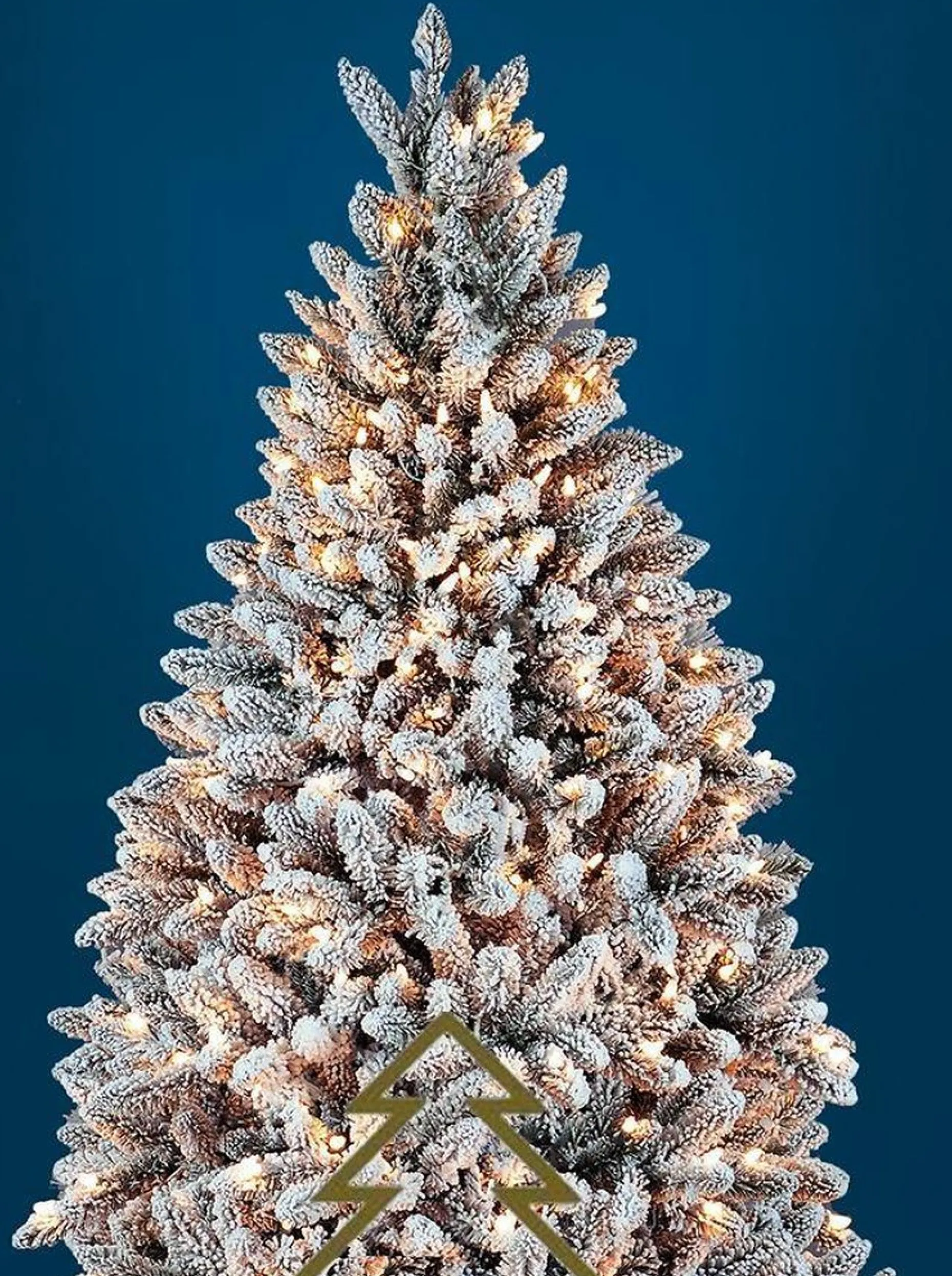 Royal Christmas Kunstkerstbomen^ - Sneeuw Kunstkerstboom - Flock Tree Deluxe - 500 Led Lampjes - Pvc 1658 Takken 210 Cm