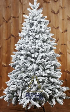 Royal Christmas Kunstkerstbomen^ - Sneeuw Kunstkerstboom - Pvc Flock Tree Deluxe - Frosted Pine - 210 Cm
