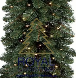 Royal Christmas - 1X Kerstguirlande Pvc 540 Cm - 200 Led Lampjes - Extra Vol 600 Takken - Lengte 540 Cm - Max. 3X Koppelbaar - 600 Takken Cheap