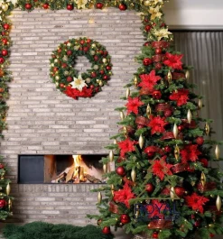 Royal Christmas - 5X Kerstguirlandes Pvc 540 Cm - 70 Led Lampjes - Extra Vol 400 Takken Discount