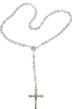 CrystalDesign Rozenkrans, Paternoster Gemaakt Met De Kristallen Van Swarovski, Gebedssnoer, Rozenkransgebed, Meditatie, Spiritueel, Geloof, Geloofsteken, Cadeau, Ketting, Kruis, Gebed, Gebedssnoer, Gebedsketting, Kristal, Oostenrijks Kristal, Kerstpakket Cadeau Shop