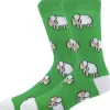 Akyol Schapen Sokken - Groene Sokken - Kerstsokken - Sokken Boer - Boeren - Sokken - Kerst - Kerstcadeau - One Size - Hoge Sokken - Sok - Kerstsok - Cadeau - Kerstboom Hot