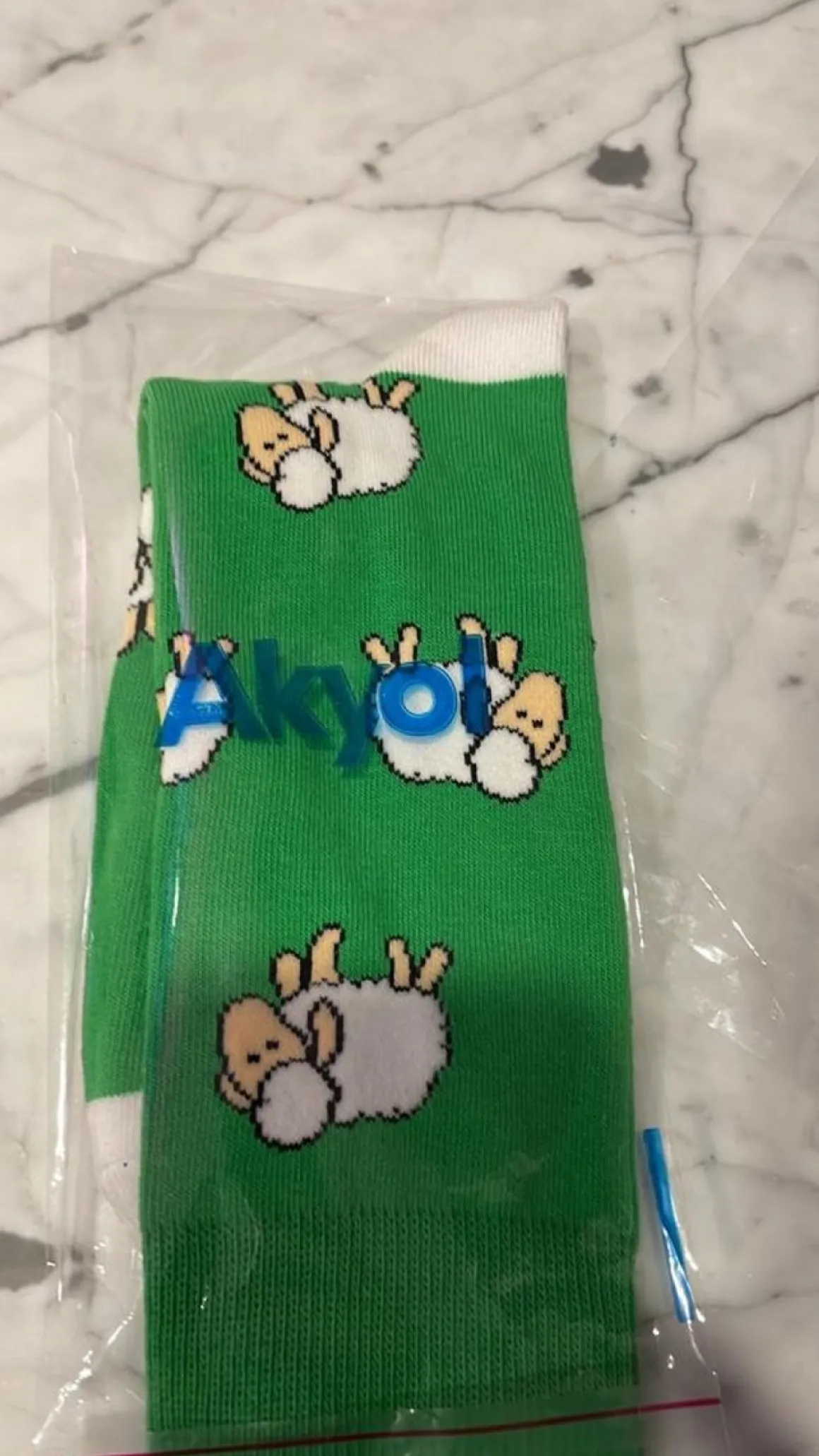 Akyol Schapen Sokken - Groene Sokken - Kerstsokken - Sokken Boer - Boeren - Sokken - Kerst - Kerstcadeau - One Size - Hoge Sokken - Sok - Kerstsok - Cadeau - Kerstboom Hot