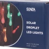 * Lichtslangen^Senza Solar Led Slinger - Regendruppels - Werkt Op Zonne-Energie - 20 Lampjes - Rgb Verlichting