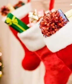 Merkloos Set Of 5 - Santas Stockings New