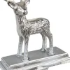 Trendybywave Set Van 2 X Haak Kerstsok Rendier 21 Cm Zilverkleurig Aluminium Store