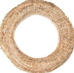 Merkloos Set Van 3X Stuks Decoratie Kransen Van Stro 30 Cm - Diy Kransenen Maken - Kerst Deurkransen - Herfststukje Maken Online