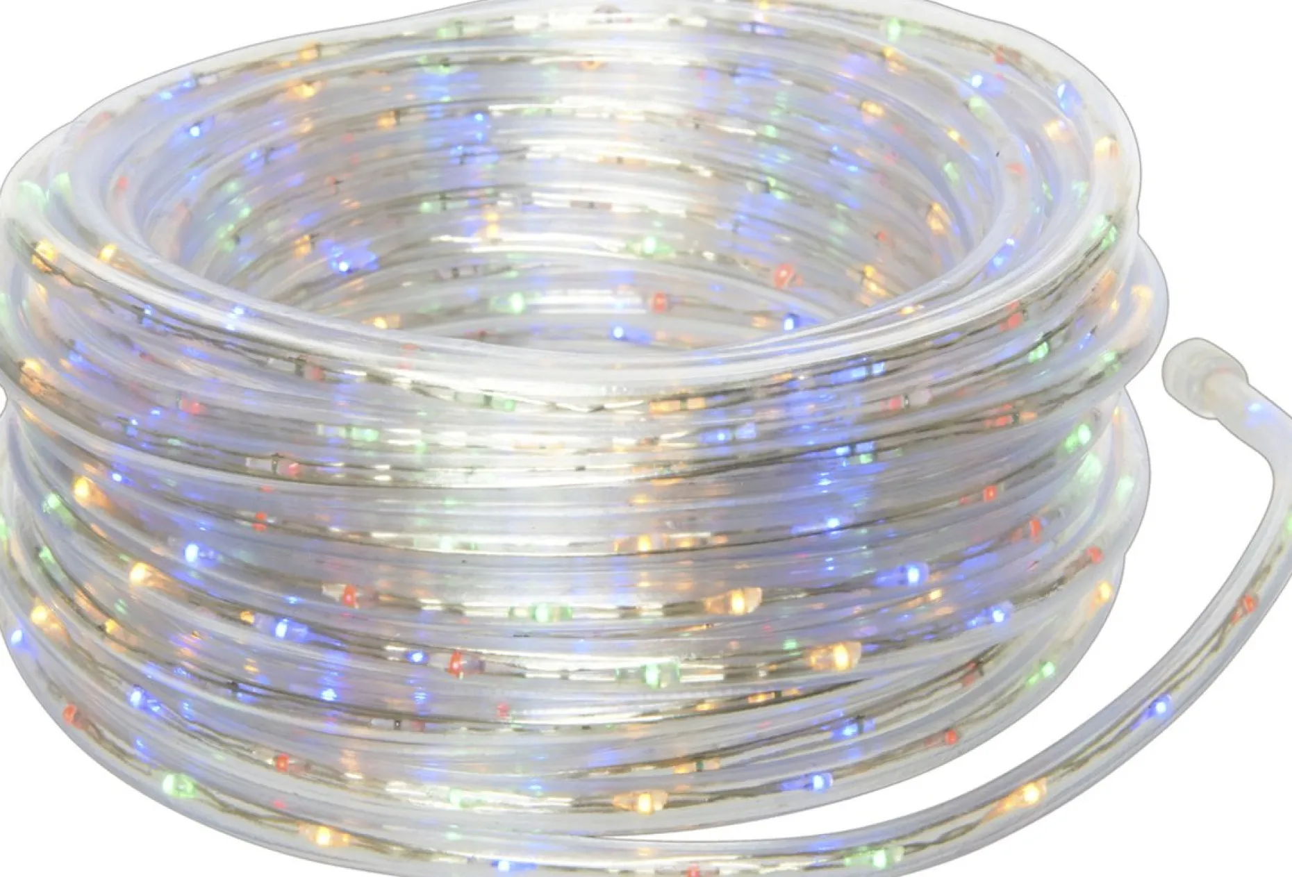 Merkloos Lichtslangen^Set Van 2X Stuks Lichtslang/Slangverlichting Gekleurd 9 Meter Met Twinkel Effect 567 Lampjes - Feestverlichting/Kerstverlichting