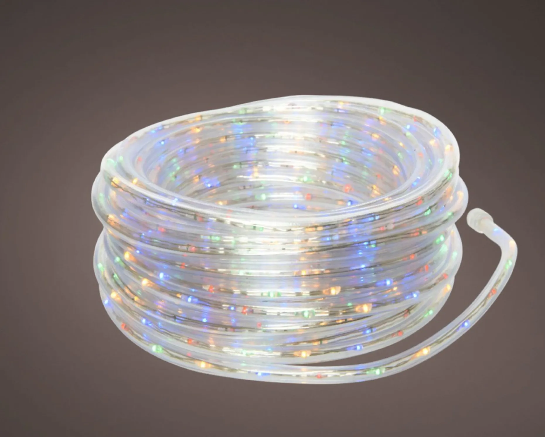 Merkloos Lichtslangen^Set Van 2X Stuks Lichtslang/Slangverlichting Gekleurd 9 Meter Met Twinkel Effect 567 Lampjes - Feestverlichting/Kerstverlichting