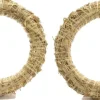 Merkloos Set Van 5X Stuks Stro Kerstkransen Om Te Decoreren 40 Cm - Kerst Deurkransen Best Sale