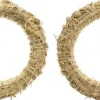 Merkloos Set Van 6X Stuks Stro Kerstkransen Om Te Decoreren 35 X 6 Cm Best Sale