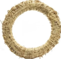 Merkloos Set Van 6X Stuks Stro Kerstkransen Om Te Decoreren 35 X 6 Cm Best Sale