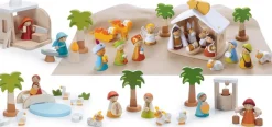 Sevi Kerststal Hout 21-Delig New