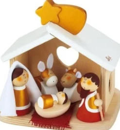 Sevi Nativity Scene Kerststal Hout Cheap