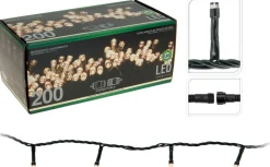 S.I.A. Kerstlichtsnoeren^Koppelbare Kerstverlichting Starter Set 200 Leds 20M Ip44