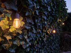 Merkloos Lichtslangen^Smart Terrasverlichting 15 Meter - Slimme Terrasverlichting Slinger 15 Meter - Onbreekbare Lampen - App Mobiel Bestuurbaar - Voice Control - Automatisering