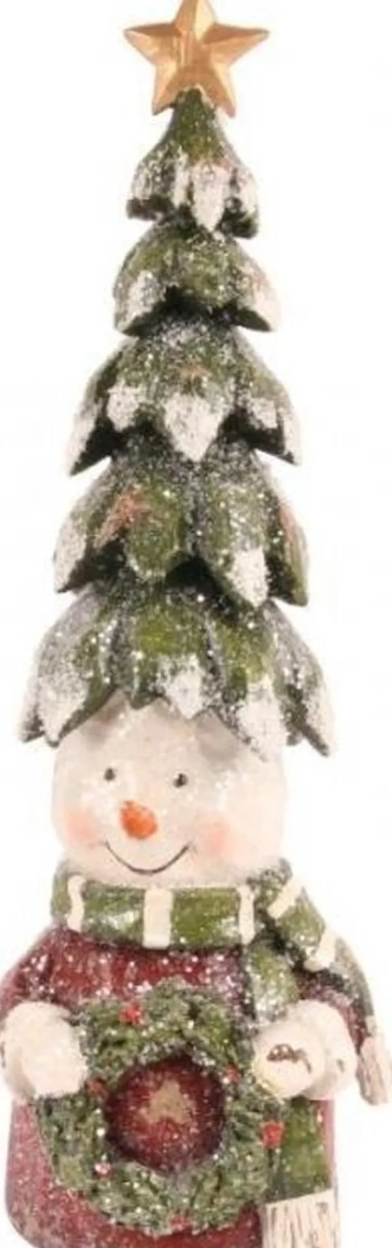 Baroque Collection Snowman Christmas Tree 28 Cm Sale