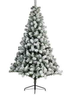 TotalPress Kunstkerstbomen^Snowy Imperial Pine Green/White 120Cm | Kerst | Kerstboom