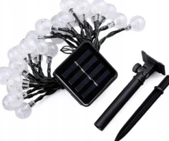 ’merkloos’ Lichtslangen^Solar Led Tuinverlichting - Slinger - 10 Meter 50 Led