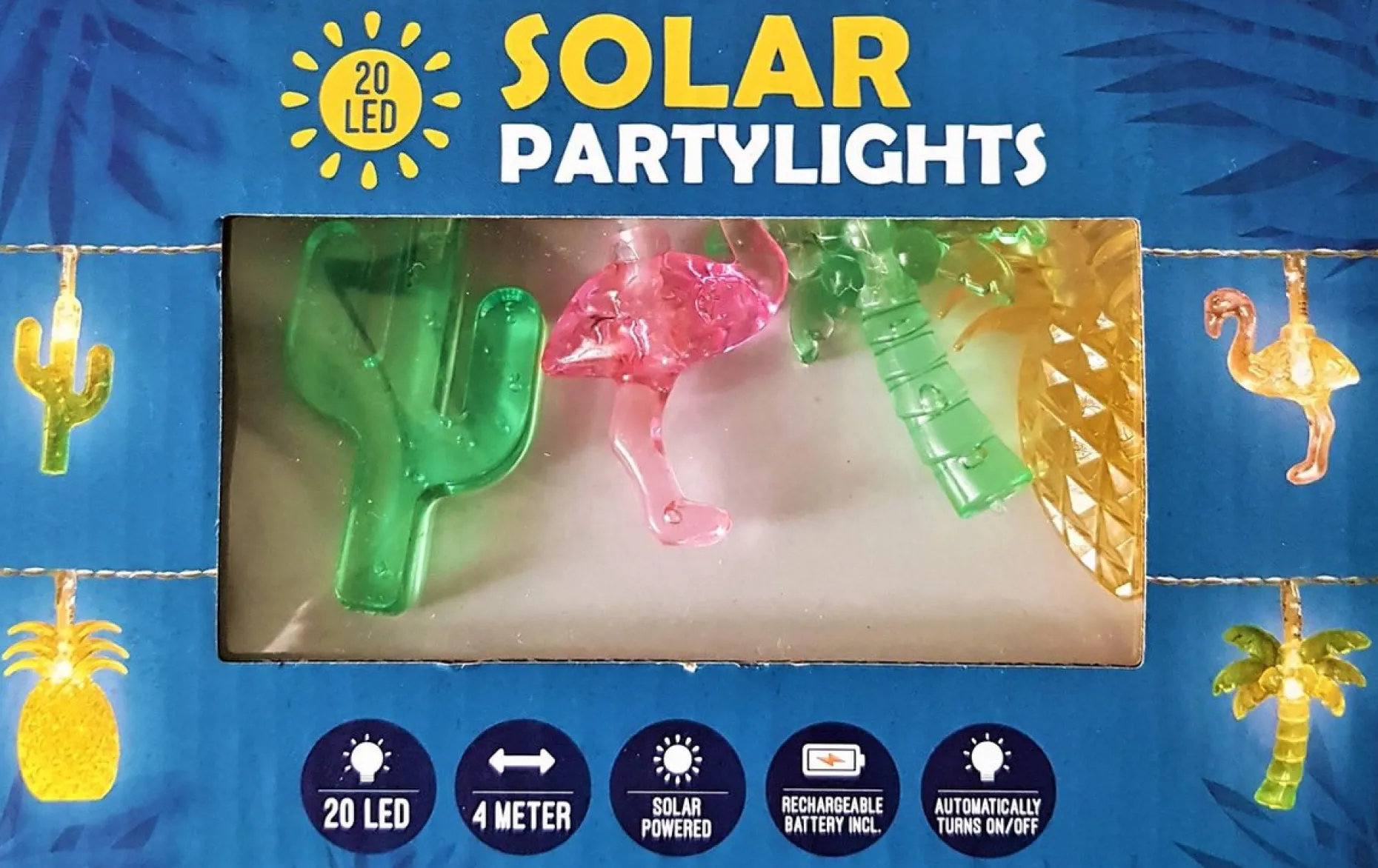 CBD Lichtslangen^Solar Party Wire String Sfeer Verlichting - Led - Led - Tuin Verlichting - Decoratie Licht - Warme Gekleurde Led-Verlichting- Zonne-Energie - 4M