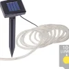 Rextech Lichtslangen^Solar Tuinverlichting - Lichtslang Buiten 'Rope' - Met Los Solarpaneel - Lichtsnoer Op Zonne-Energie