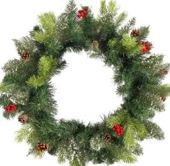 springos Guirlande - Kerstslinger Deluxe - 1 Meter - Groentinten Online