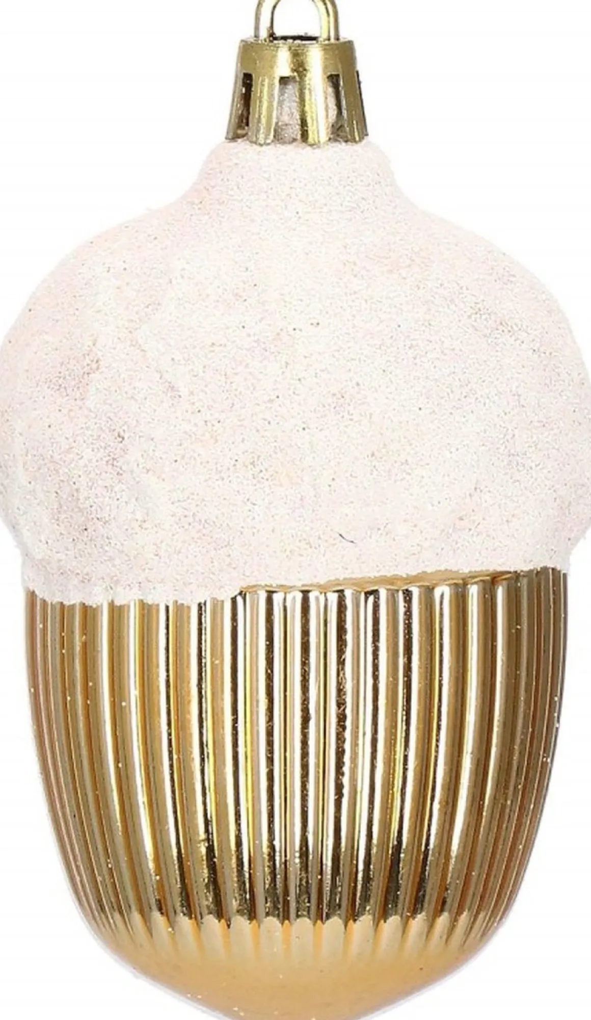 springos Kerstballen | Kerstversiering | Onbreekbaar | 153 Stuks | Goud/Wit Fashion