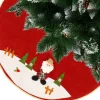 springos Kerstboomstandaarden^ Kerstboomrok | Kerstboomkleed | Kerstboomversiering | 89,5 Cm | Rood