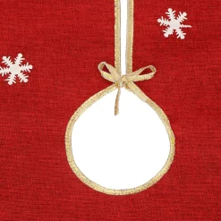 springos Kerstboomstandaarden^ Kerstboomrok | Kerstboomkleed | Kerstboomversiering | 89,5 Cm | Rood