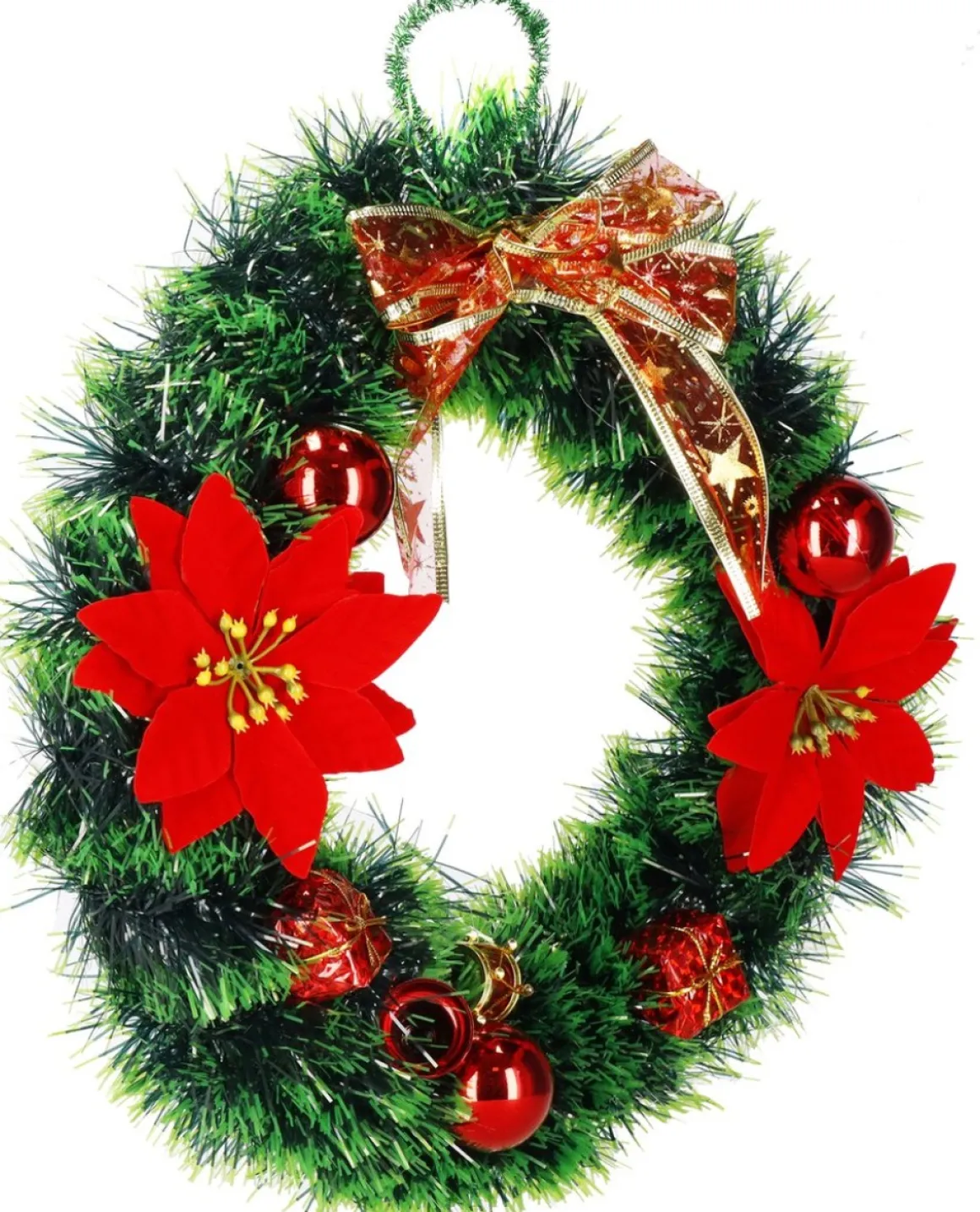 springos Kerstkrans - Kerst Decoratie - 35 Cm Clearance