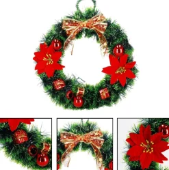 springos Kerstkrans - Kerst Decoratie - 35 Cm Clearance