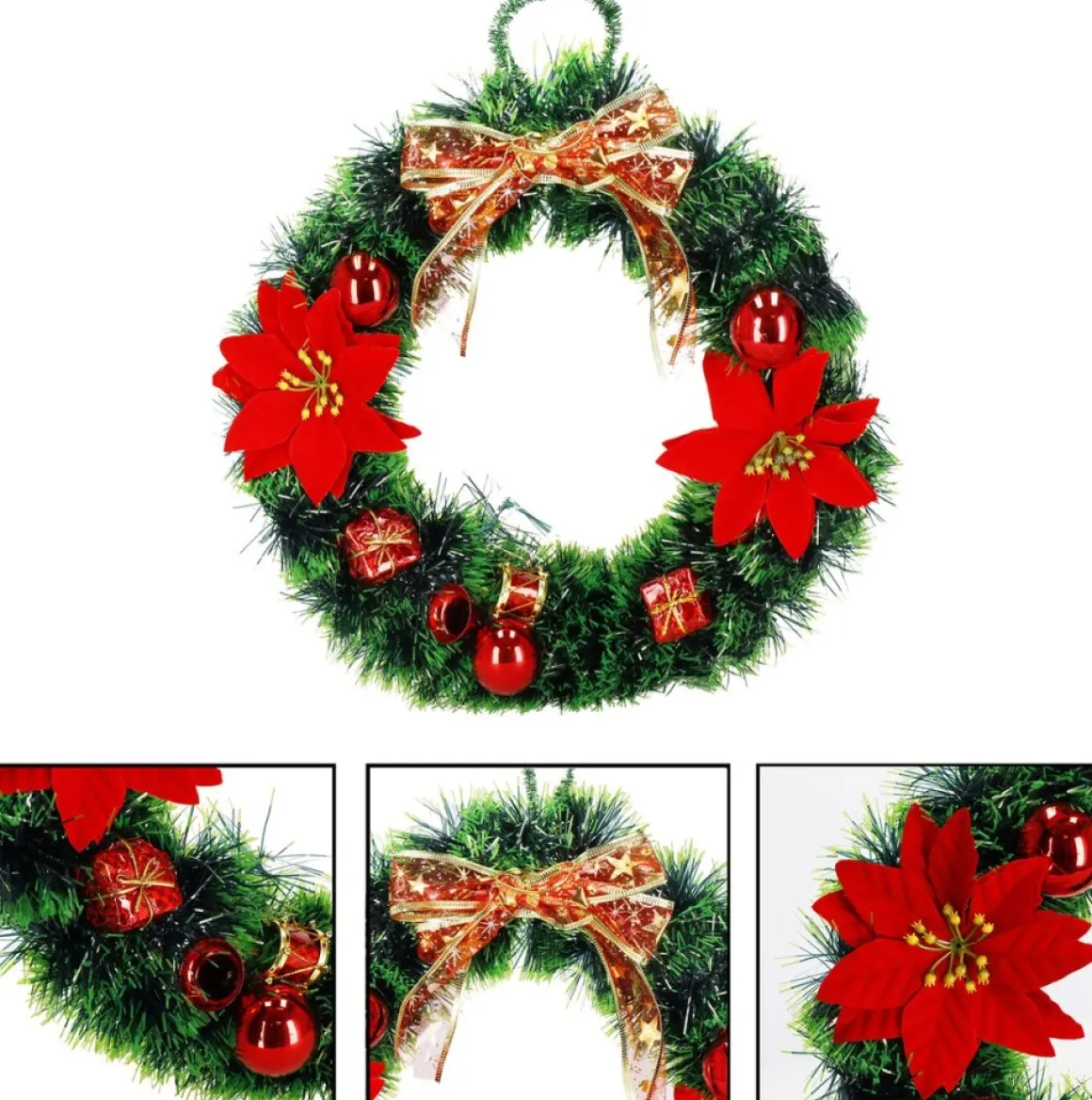 springos Kerstkrans - Kerst Decoratie - 35 Cm Clearance