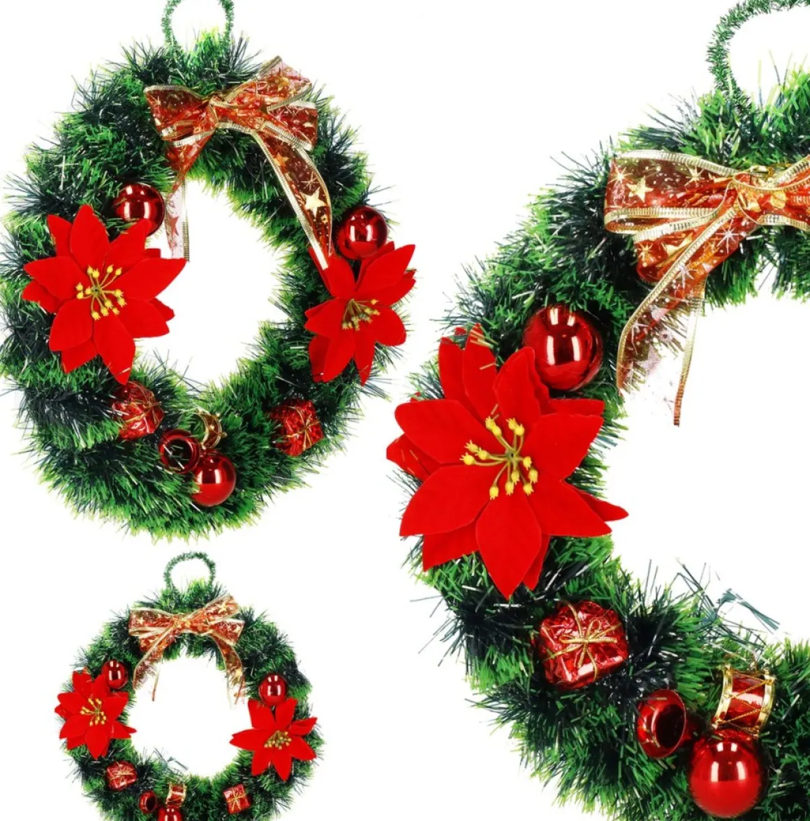 springos Kerstkrans - Kerst Decoratie - 35 Cm Clearance