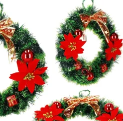 springos Kerstkrans - Kerst Decoratie - 35 Cm Clearance