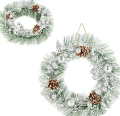 springos Kerstkrans - Kerst Decoratie - 24 Cm Flash Sale