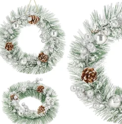 springos Kerstkrans - Kerst Decoratie - 24 Cm Flash Sale