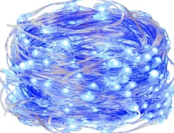 springos Kerstlichtsnoeren^ Kerstverlichting | Binnen & Buiten | 30 M + 3 M Snoer | 300 Led | Inclusief Afstandsbediening | Blauw