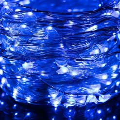 springos Kerstlichtsnoeren^ Kerstverlichting | Binnen & Buiten | 30 M + 3 M Snoer | 300 Led | Inclusief Afstandsbediening | Blauw