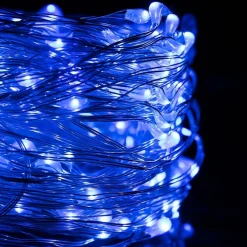 springos Kerstlichtsnoeren^ Kerstverlichting | Binnen & Buiten | 30 M + 3 M Snoer | 300 Led | Inclusief Afstandsbediening | Blauw